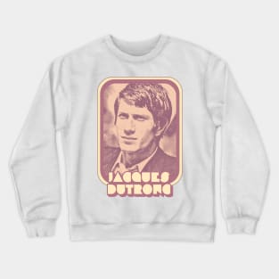 Jacques Dutronc / Retro Francophile Design Crewneck Sweatshirt